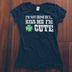 [restyled] • ladies black st. patrick’s day top
